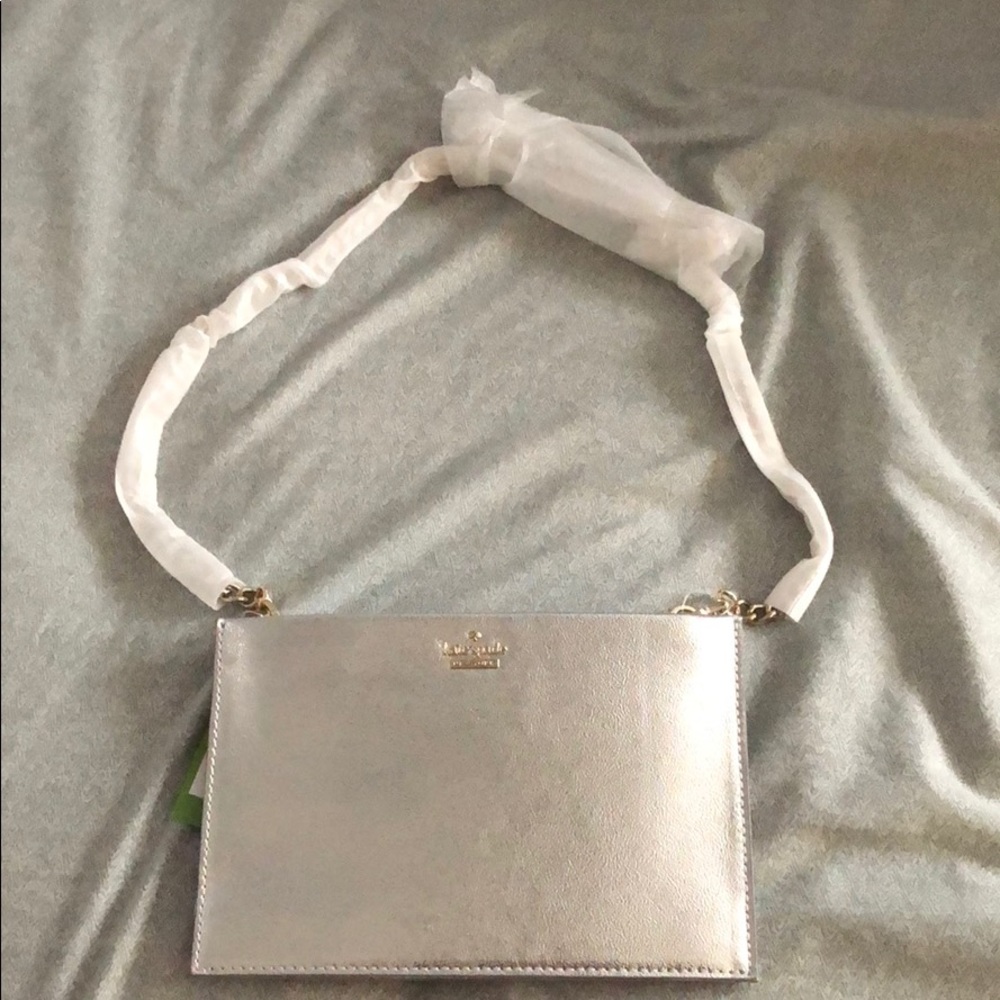 Silver Kate Spade Evening bag